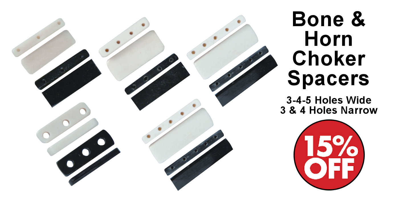 Bone & Horn Choker Spacer Sale - Crazy Crow Trading Post