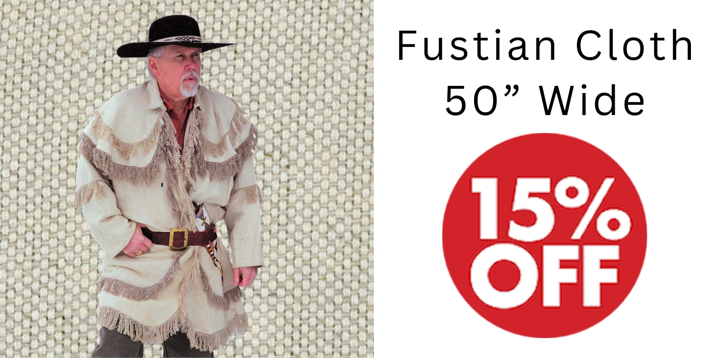 Crow Calls Fustian Cloth- 50" width Sale - Crazy Crow Trading Post