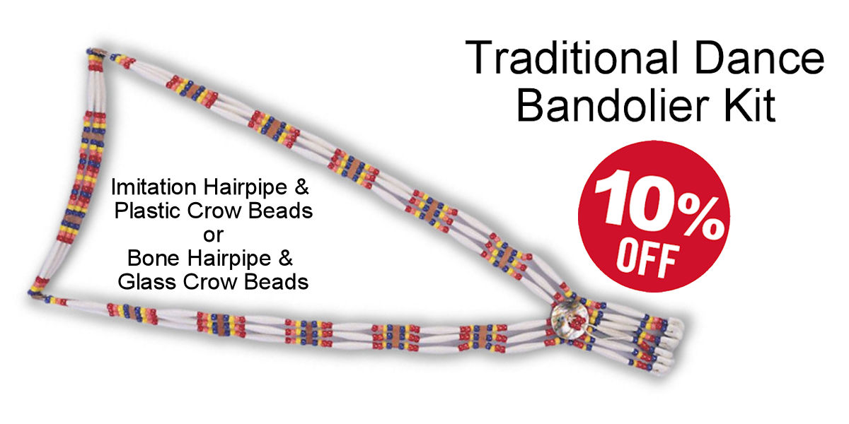 Traditional Dance Bandolier Kit - Crazy Crow Trading Post