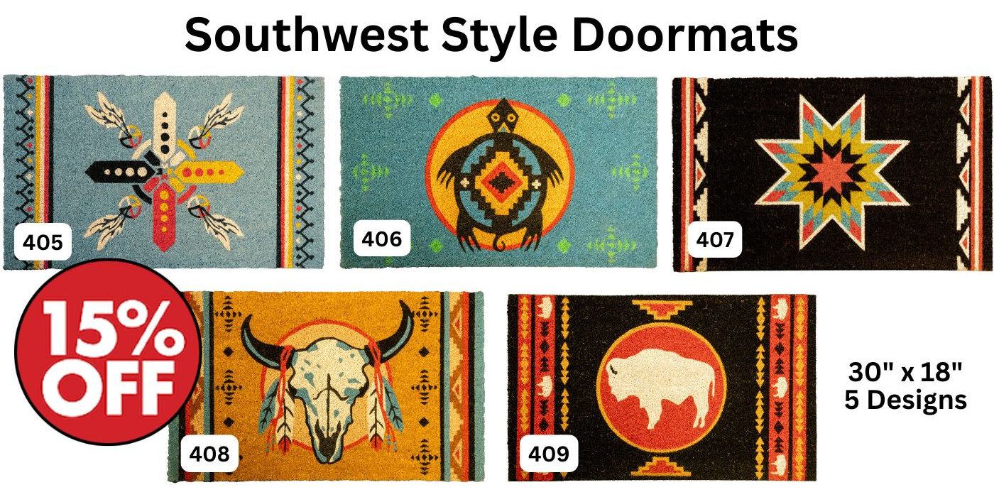 Native American Design Doormats Sale - Crazy Crow Trading Post