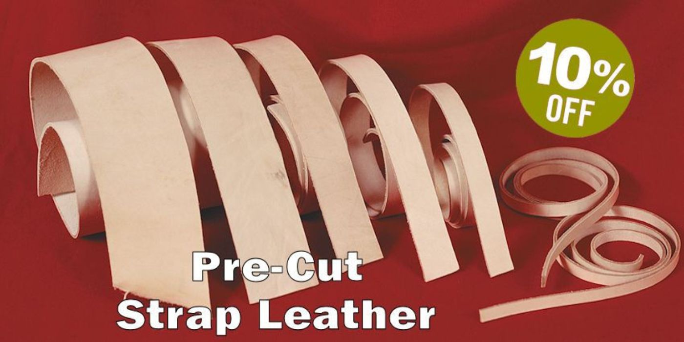 Pre-Cut Strap Leather Sale - Crazy Crow Trading Post