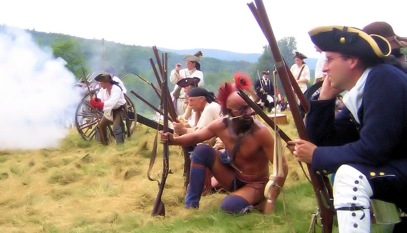 French and Indian War era battle reenactment at Ft. Ticonderoga, NY - Crazy Crow Trading Post