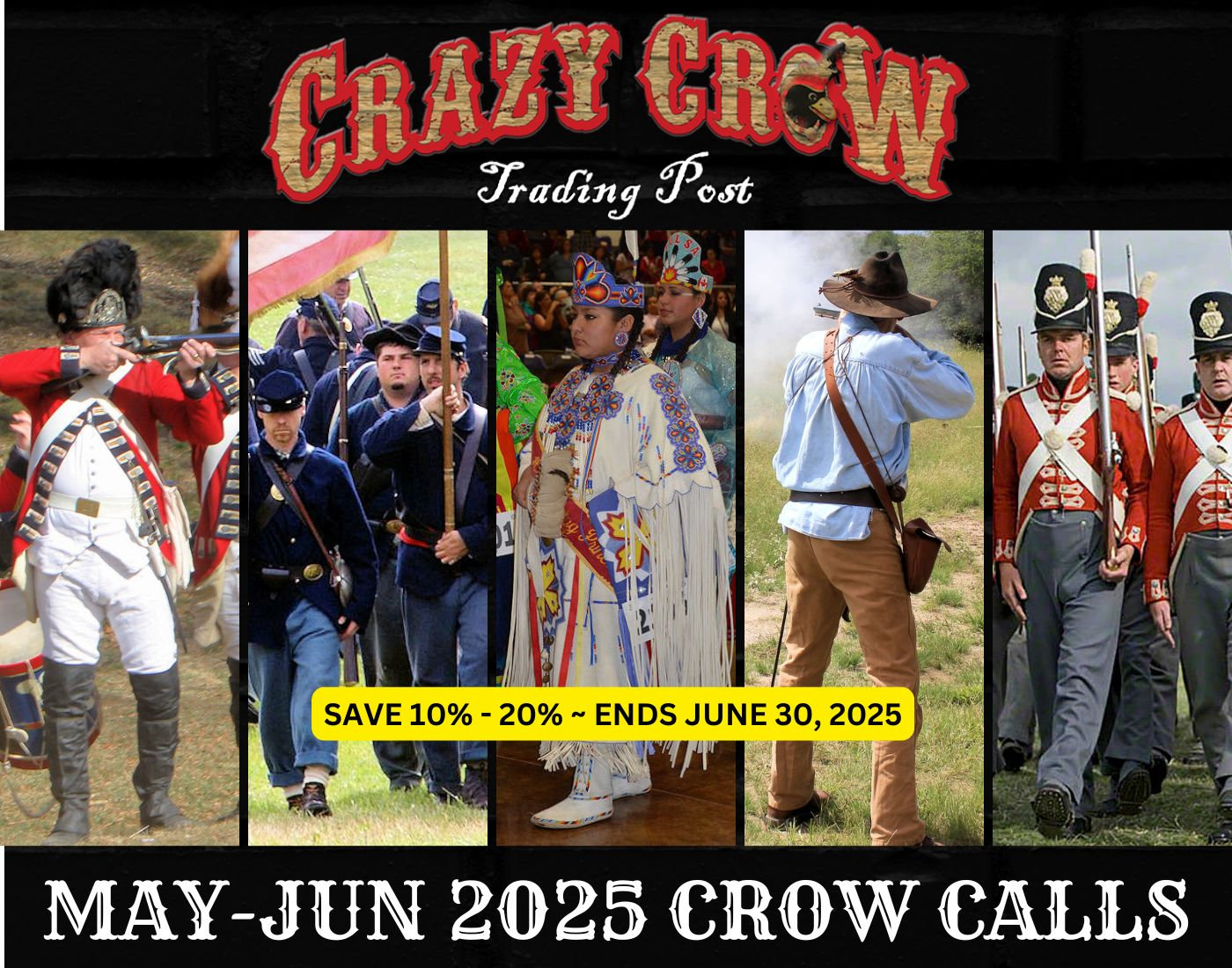 Crazy Crow Trading Post May-June 2025 Crow Calls Sale