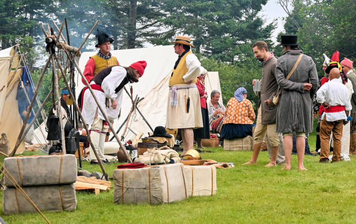 Annual Grand Portage Voyageur Rendezvous & NW Fur Company reenactment at Grand Portage National Monument each August